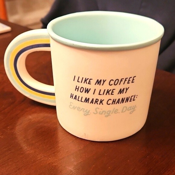 Hallmark Channel Mug w/ Rainbow Handle - Picture 1 of 8